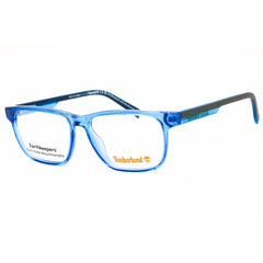Timberland Men's Eyeglasses - Shiny Blue Rectangular Full Rim Frame | TB50012 090