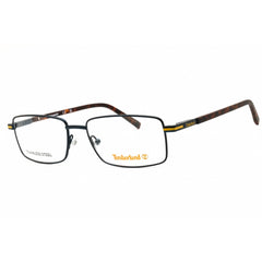 Timberland Men's Eyeglasses - Matte Blue Metal Rectangular Shape Frame | TB50048 091