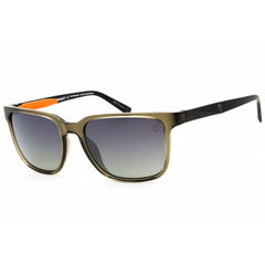Timberland Men's Sunglasses - Matte Dark Green Rectangular Shape Frame | TB9273 97D