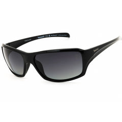 Timberland Men's Sunglasses - Shiny Black Sport Wraparound Shape Frame | TB9332 01D