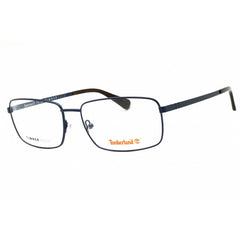 Timberland Men's Eyeglasses - Matte Blue Rectangular Full Rim Frame | TB50038 091