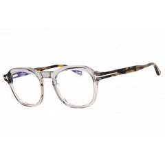 Tom Ford Men's Eyeglasses - Grey/Brown Acetate Round Full Rim Frame | FT5836-B 020
