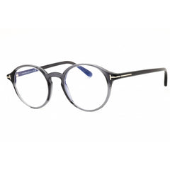 Tom Ford Unisex Eyeglasses - Grey Acetate Round Shape Full Rim Frame | FT5867-B 020