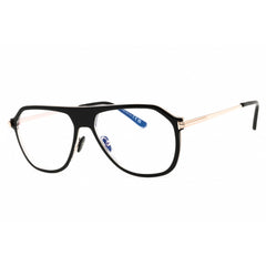 Tom Ford Men's Eyeglasses - Black/Crystal Injected Propionate Frame | FT5943-B 003