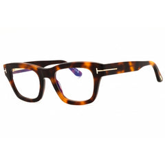 Tom Ford Unisex Eyeglasses - Blonde Havana Rectangular Full Rim Frame | FT6036-B 053