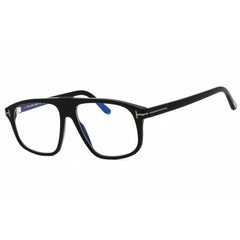 Tom Ford Men's Eyeglasses - Shiny Black Rectangular Full Rim Frame | FT5901-B-N 001