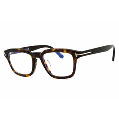 Tom Ford Men's Eyeglasses - Dark Havana Rectangular Full Rim Frame | FT6032-F-B 052