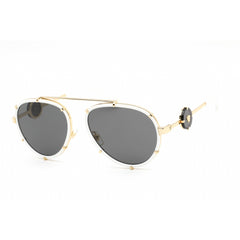 Versace Unisex Sunglasses - White Metal Aviator Shape Full Rim Frame | VE2232 147187