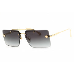 Versace Women's Sunglasses - Gold Metal Rectangular Rimless Frame | 0VE2245 10028G