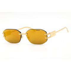Versace Unisex Sunglasses - Gold Metal Oval Shape Rimless Frame | 0VE2274 10027P