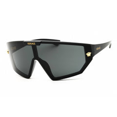 Versace Men's Sunglasses - Black/Dark Grey Shield Full Rim Frame | 0VE4461 GB1/87