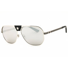 Versace Men's Sunglasses - Silver Metal Aviator Shape Full Rim Frame | VE2294 10006G