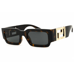 Versace Men's Sunglasses - Havana Rectangular Shape Full Rim Frame | VE4506U 108/87