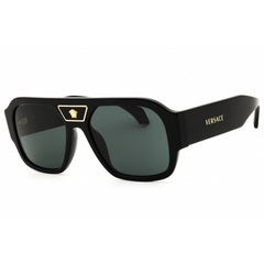 Versace Men's Sunglasses - Black Acetate Rectangular Full Rim Frame | VE4508U GB1/87