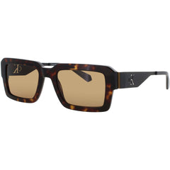 Calvin Klein Jeans Unisex Sunglasses - Dark Havana Acetate Frame | CKJ25606S 242