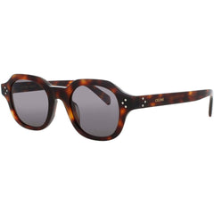 Celine Unisex Sunglasses - Blonde Havana Square Shape Full Rim Frame | CL40326U 53A