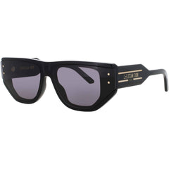 Dior Women's Sunglasses - Shiny Black Geometric Shape Full Rim Frame | CD40207I 01A