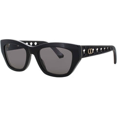 Dior Women's Sunglasses - Shiny Black Acetate Cat Eye Full Rim Frame | CD40181I 01A