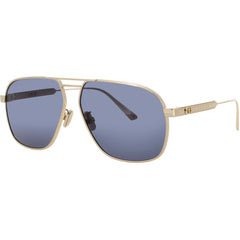 Dior Women's Sunglasses - Shiny Gold Metal Aviator Shape Full Rim Frame | CD40184U 10V