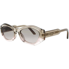 Dior Women's Sunglasses - Light Green Acetate Oval Shape Full Rim Frame | CD40139U 95F