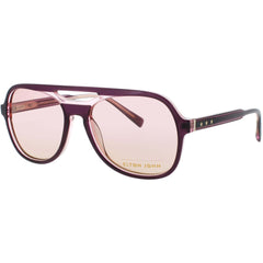 Elton John Women's Sunglasses - Dark Purple Acetate Full Rim Frame | SPEAKEASY BURDY