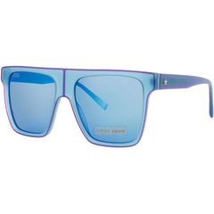 Elton John Women's Sunglasses - Icy Blue Acetate Square Full Rim Frame | GOLIATH ICEBL