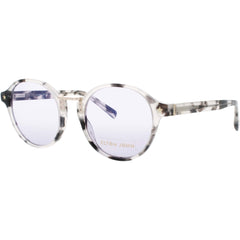Elton John Women's Sunglasses - Grey Marble Round Shape Full Rim Frame | CONCERT BTMBL