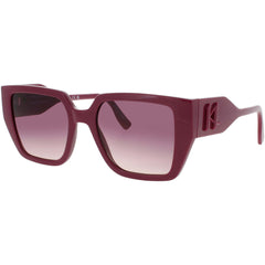 Karl Lagerfeld Women's Sunglasses - Plum Acetate Square Full Rim Frame | KL6098S 501
