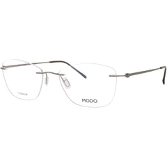 Modo Women's Eyeglasses - Silver Metal Rectangular Shape Rimless Frame | 4601 SIL00