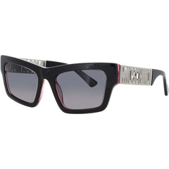 Moschino Women's Sunglasses - Metal Grey/Silver Rectangular Shape Frame | MOS171/S 4WC