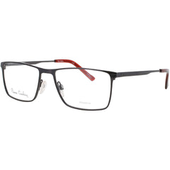 Pierre Cardin Men's Eyeglasses - Matte Dark Ruthenium Rectangular Frame | 6879 R80