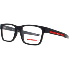 Prada Men's Eyeglasses - Matte Black Acetate Square Full Rim Frame | PS 02PV 1BO1O1