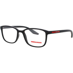 Prada Men's Eyeglasses - Black Plastic Square Shape Full Rim Frame | PS 07RV 1AB1O1