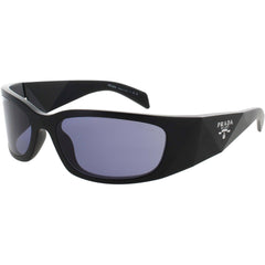 Prada Men's Sunglasses - Matte Black Acetate Wraparound Frame | PR A19S 1BO40G