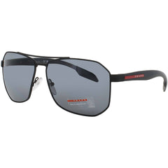 Prada Men's Sunglasses - Black Metal Geometric Full Rim Frame | PS 51VS DG05Z1