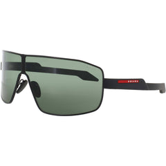 Prada Men's Sunglasses - Black Metal Shield Shape Full Rim Frame | PS 54YS 1BO06U