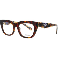 Prada Women's Eyeglasses - Havana Acetate Geometric Frame, 52mm | PR A06V 17N1O1