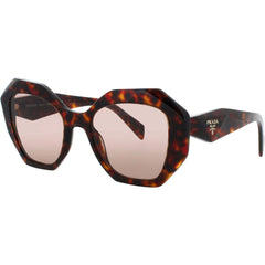 Prada Women's Sunglasses - Tortoise Acetate Geometric Full Rim | PR 16WS 17N60B
