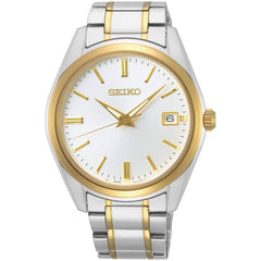 Seiko Men's Watch - Quartz Silver Dial Two Tone Stainless Steel Bracelet | SUR312P1
