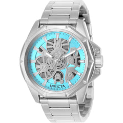 Invicta Men's Watch - Objet D Art Blue Skeleton Dial Silver Bracelet | 50379