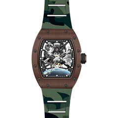 Invicta Men's Watch - S1 Rally Automatic Skeleton Dial Camouflage Strap | 69526