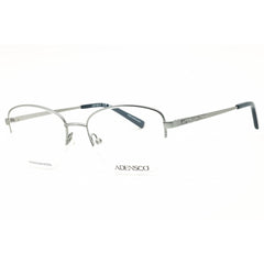 Adensco Women's Eyeglasses - Cat Eye Shape Blue Metal Half Rim Frame | AD 252 0FLL 00
