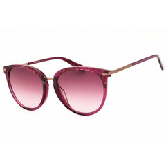 Anne Klein Women's Sunglasses - Merlot Animal Acetate Round Frame | AK7073 650