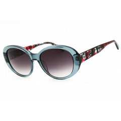Anne Klein Women's Sunglasses - Grey Crystal Acetate Full Rim Frame | AK7081 020