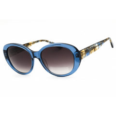 Anne Klein Women's Sunglasses - Blue Crystal Acetate Full Rim Frame | AK7081 400