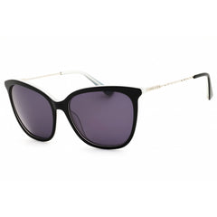 Anne Klein Women's Sunglasses - Black Acetate Cat Eye Full Rim Frame | AK7083 001