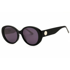 Anne Klein Women's Sunglasses - Black Acetate Oval Full Rim Frame | AK7090 001
