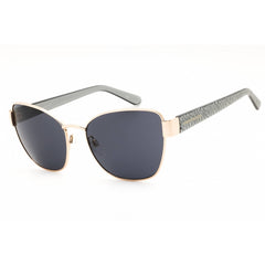 Anne Klein Women's Sunglasses - Gold Metal Cat Eye Full Rim Frame | AK7101 710