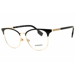 Burberry Women's Eyeglasses - Light Gold/Black Metal Round Shape Frame | 0BE1355 1109
