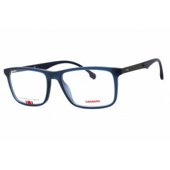 Carrera Men's Eyeglasses - Rectangular Shape Matte Blue Plastic Frame | 8839 0FLL 00